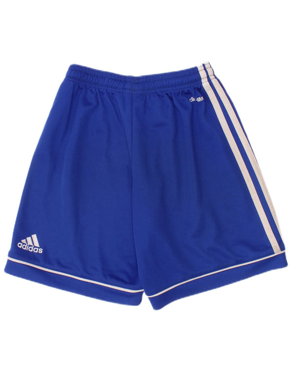 Adidas Boys Climalite Sportshorts 9-10 år Blå polyester