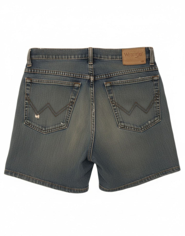 Wrangler denimshorts til kvinder W31 mellemblå bomuld
