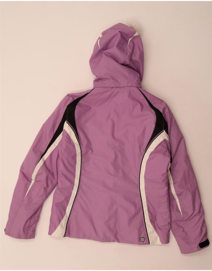 Colmar Dame Hætte Skijakke IT 46 Stor Lilla Colourblock