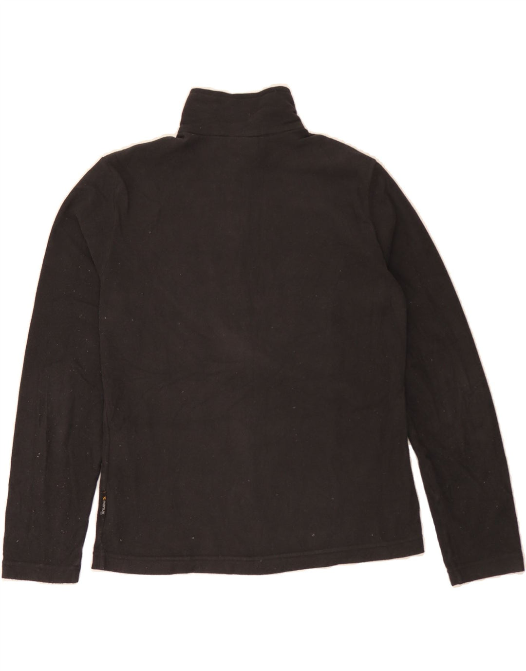 JACK WOLFSKIN Womens Fleece Jacket UK 12 Medium Black Polyester Vintage Jack Wolfskin and Second-Hand Jack Wolfskin from Messina Hembry 