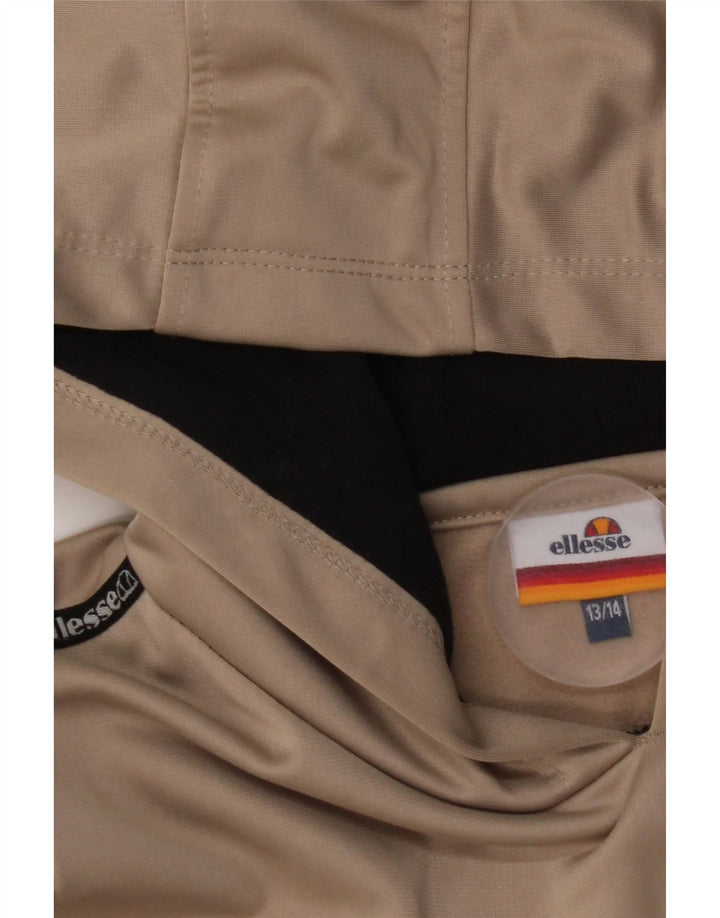ELLESSE Boys Graphic Hoodie Jumper 13-14 Years Beige Polyester