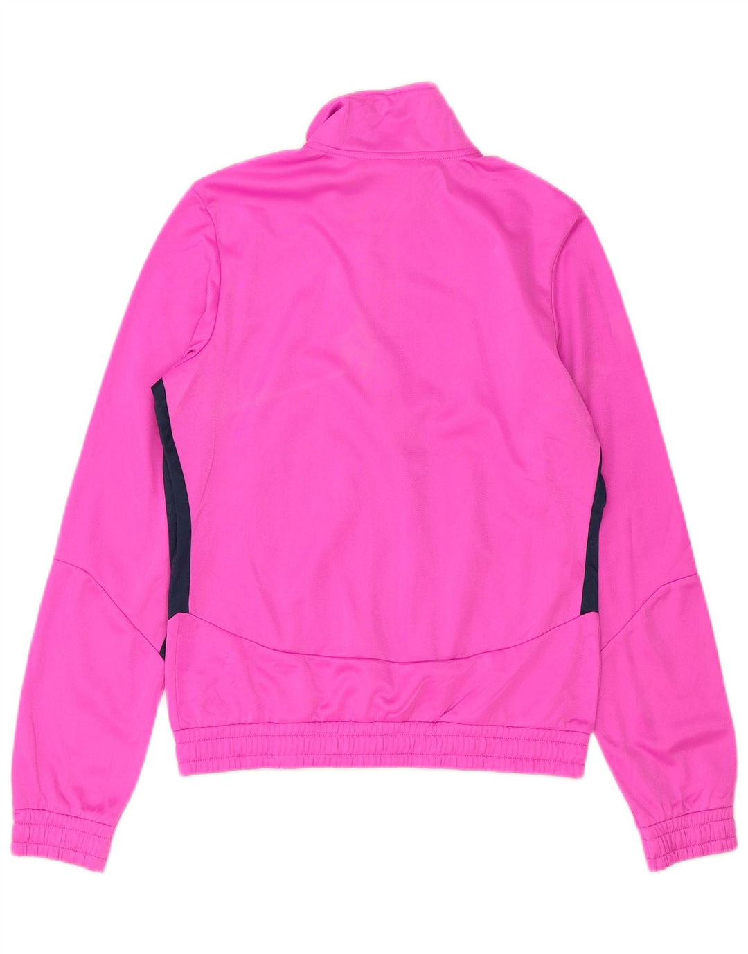 Diadora træningsdragt topjakke til kvinder UK 10 Small Pink Colourblock Polyester