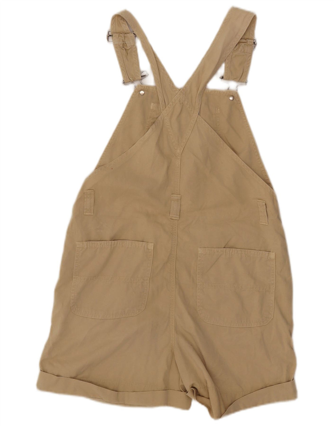 BENETTON Damebukser Shorts IT 40 Small W26 Beige Bomuld