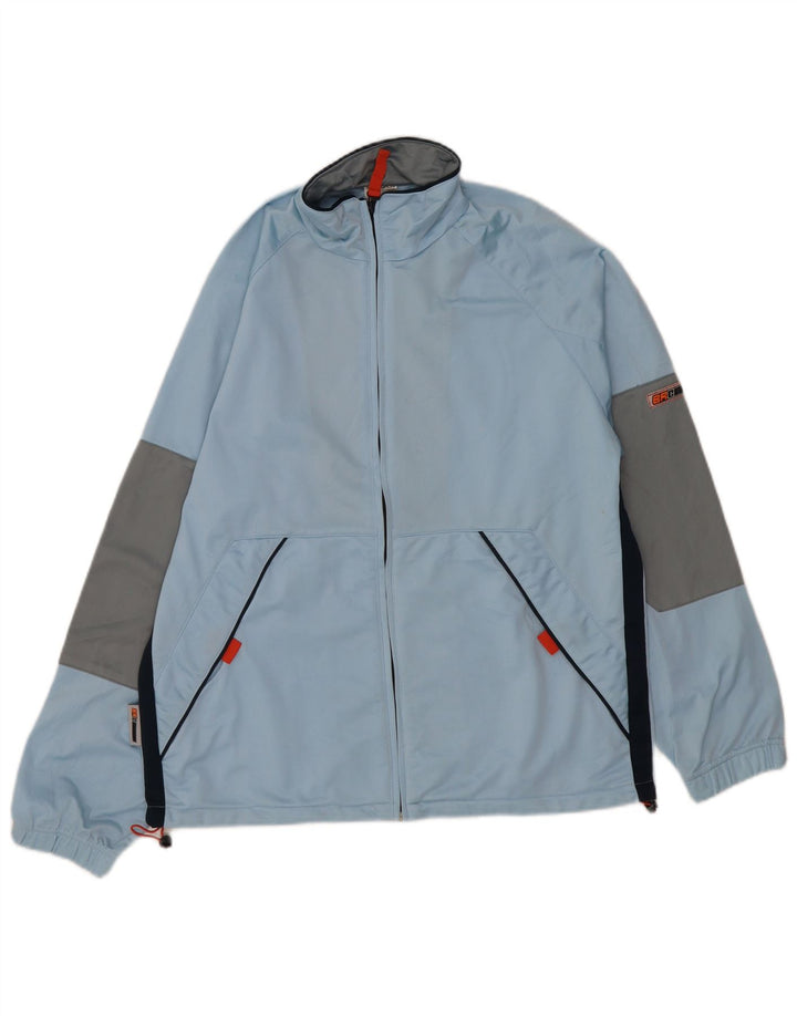 BRUGI Træningsdragt til mænd Topjakke Medium Blue Colourblock Polyester