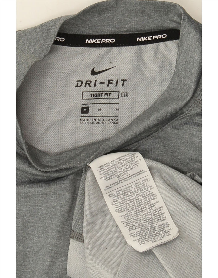 Nike Herre Dri Fit Top Langærmet Medium Grey Polyester