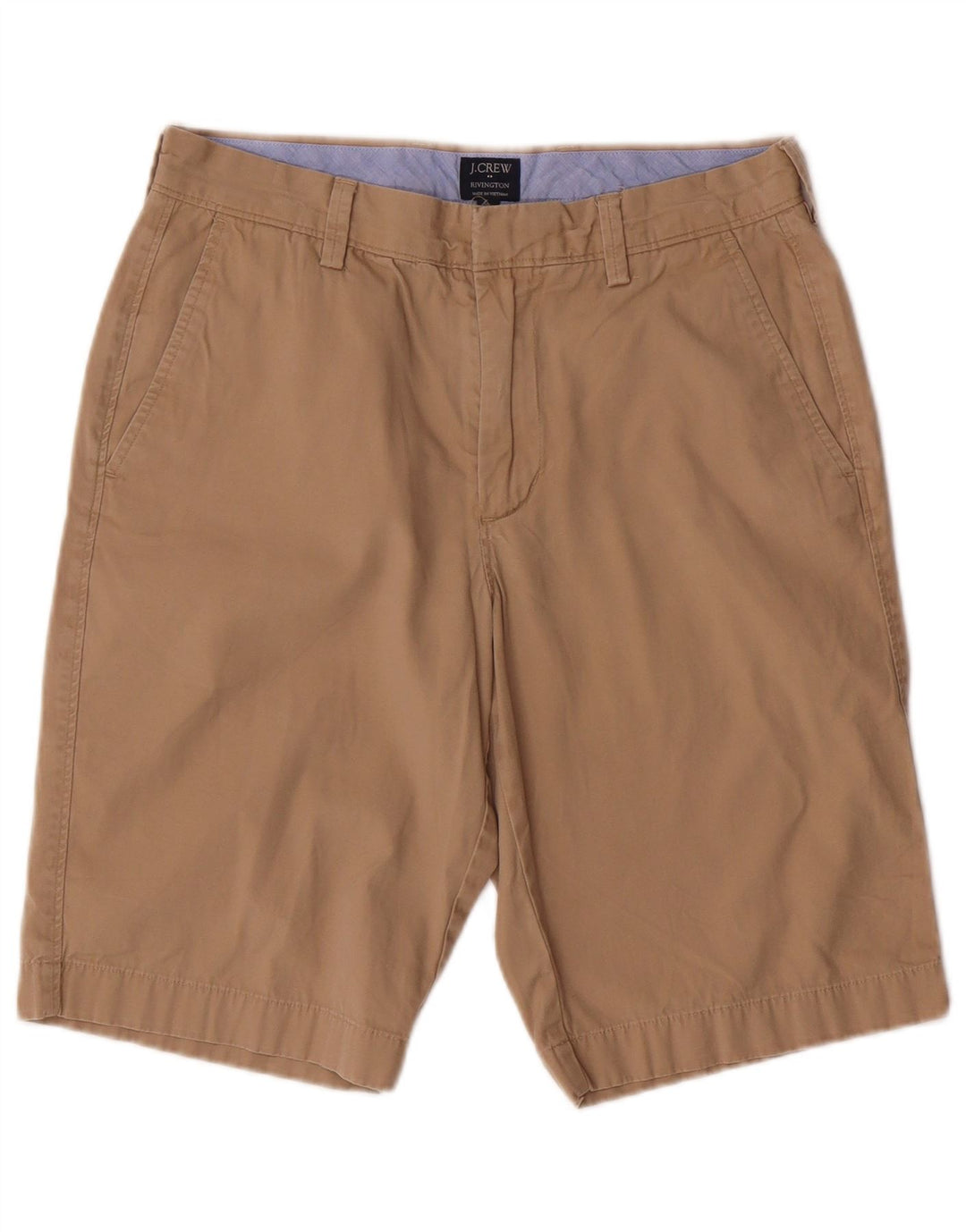 J. Crew Herre Rivington Chino Shorts W29 Små Beige Bomuld