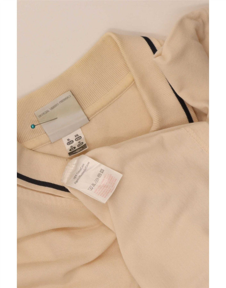 Umbro Herre Polo Shirt XL Beige Bomuld