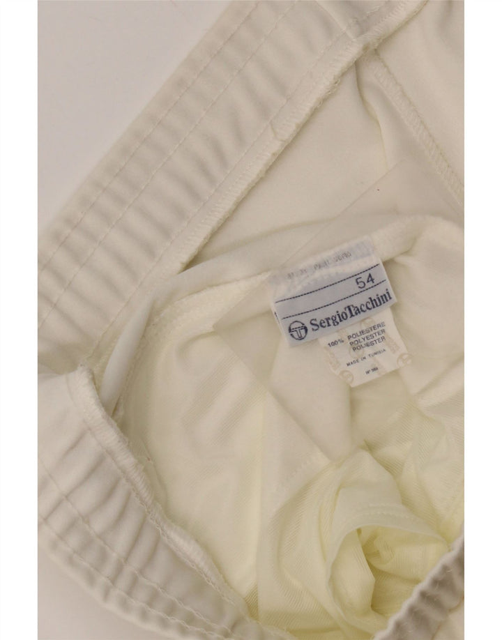 Sergio Tacchini Herre Sportshorts IT 54 XL Hvid Polyester