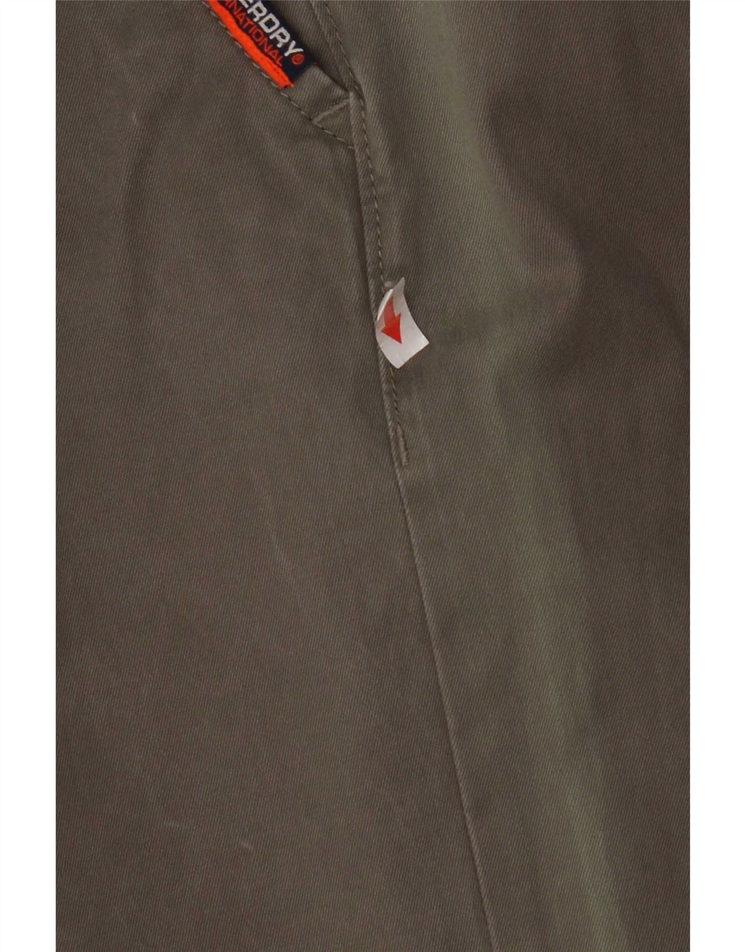 Superdry Slim Cargo-bukser til mænd W34 L30 Khaki Bomuld