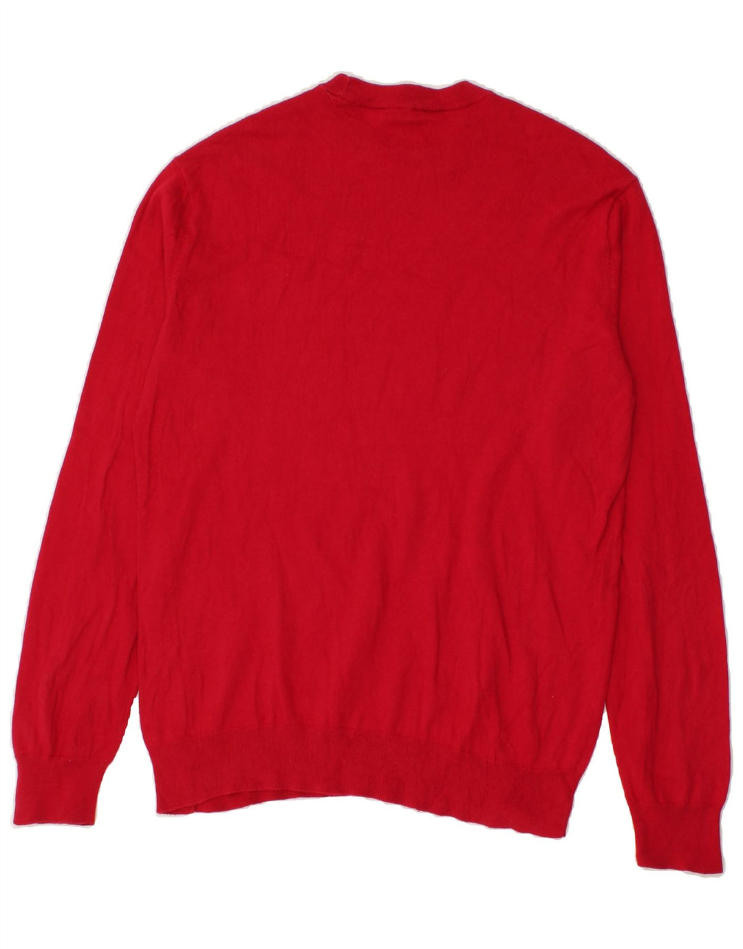 ARMANI EXCHANGE Herre grafisk rund hals sweater stor rød bomuld