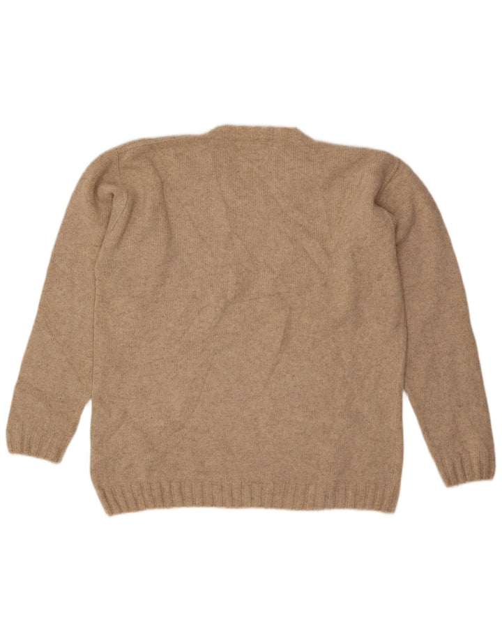 Levi's Herre V-hals sweater Medium Beige Uld