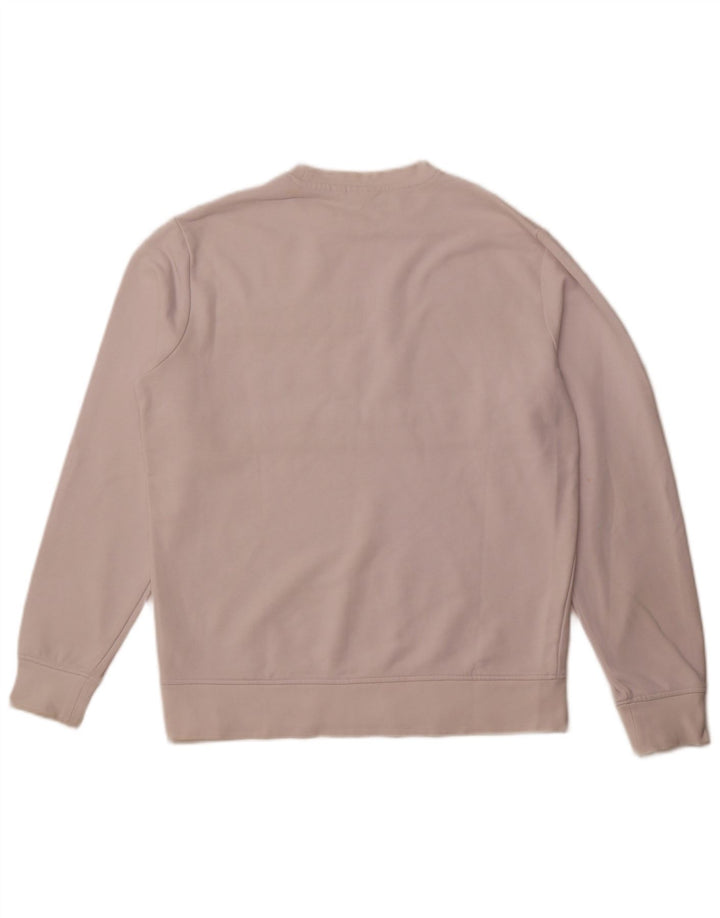 ELLESSE Grafisk sweatshirt til mænd, lille hvid Colourblock Bomuld