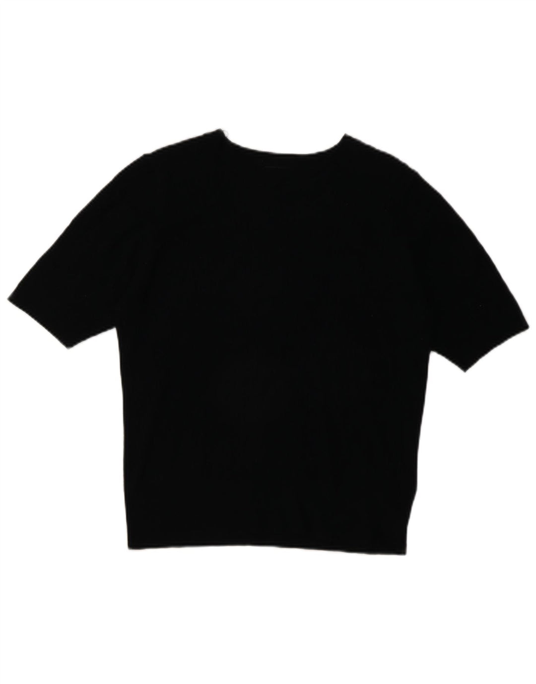 Marks & Spencer T-shirt top til kvinder UK 12 Medium Sort viskose
