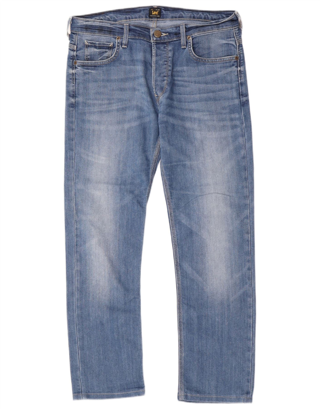 Lee Mens Powell Slim Jeans W34 L28 Blå Bomuld