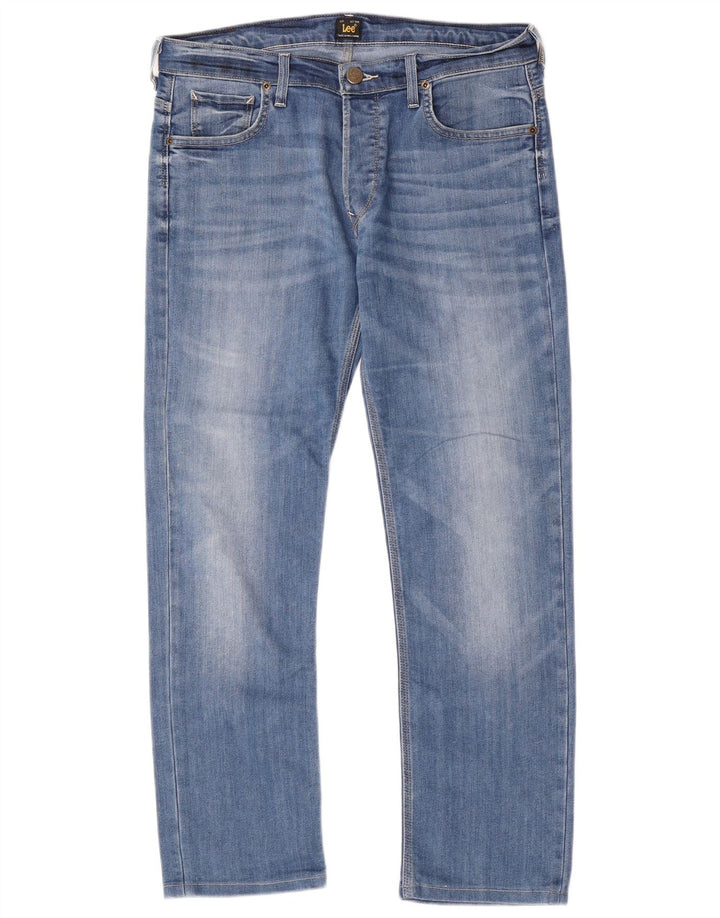 Lee Mens Powell Slim Jeans W34 L28 Blå Bomuld