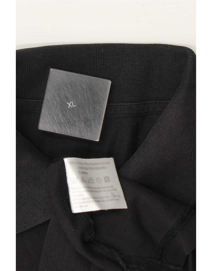 Hugo Boss Herre Polo Shirt XL Sort Bomuld