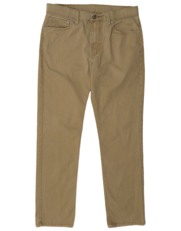 Levi's Herre 511 Slim Fit Casual Bukser W32 L30 Beige Cotton