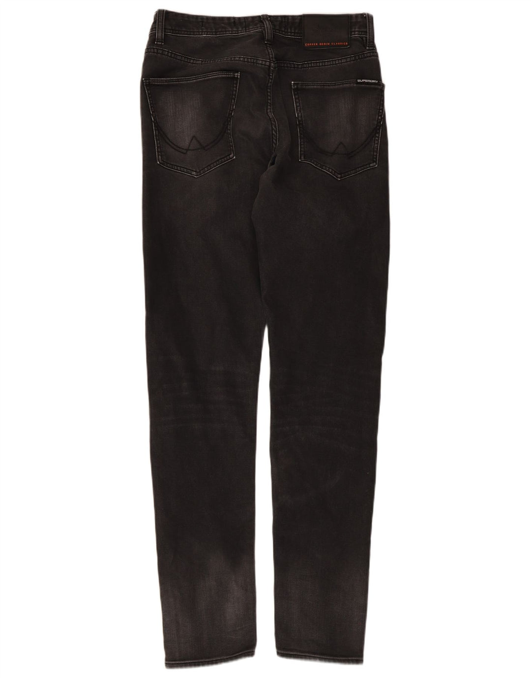 Superdry Mens Wilson Slim Jeans W30 L32 Grå Bomuld