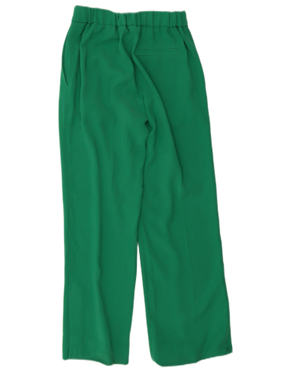 Reiss Dame Petite Loose Fit Chino Bukser UK 6 XS W24 L29 Grøn
