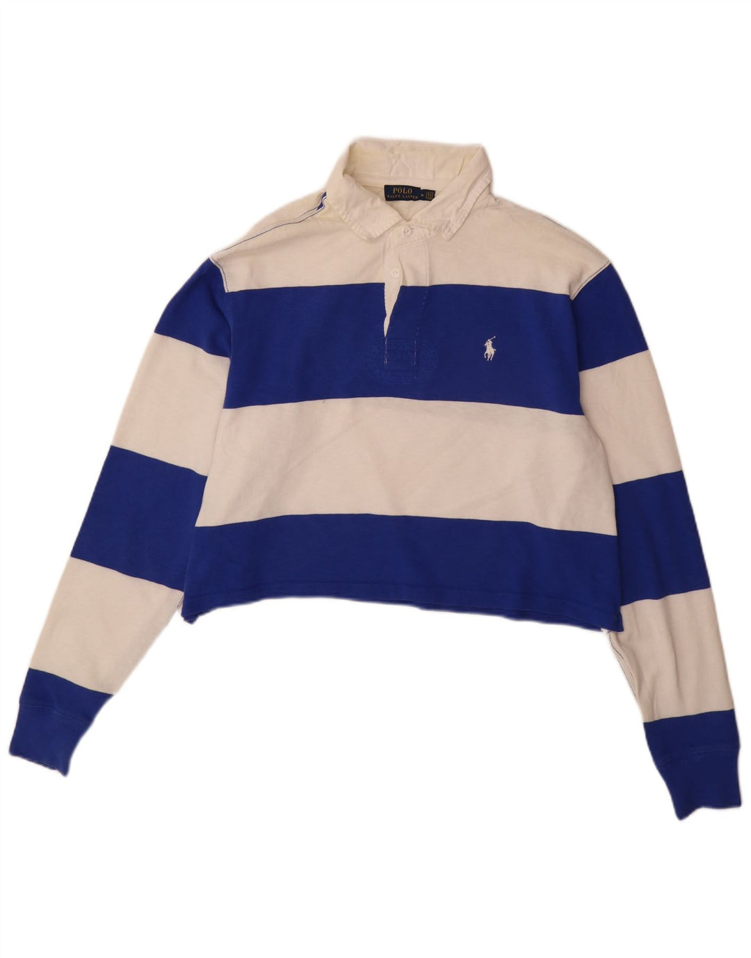 Polo Ralph Lauren Dame Oversized Sweatshirt Jumper UK 14 Medium White