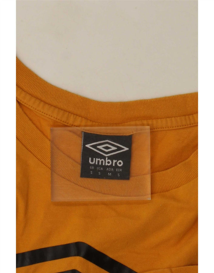 Umbro Herre Grafisk T-Shirt Top Lille Gul