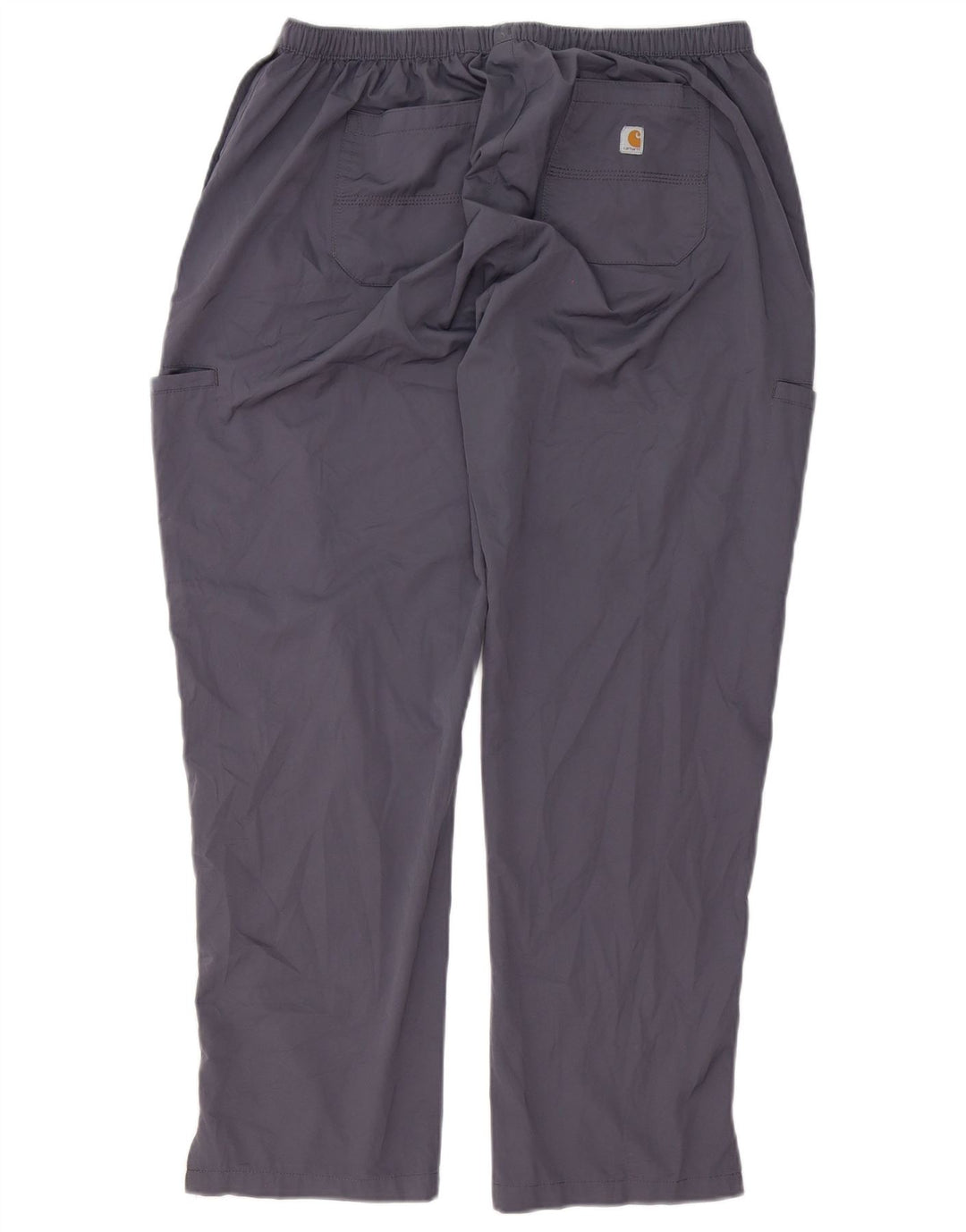 Carhartt Herre Petite Straight Cargo Bukser Large W34 L28 Grå Polyester