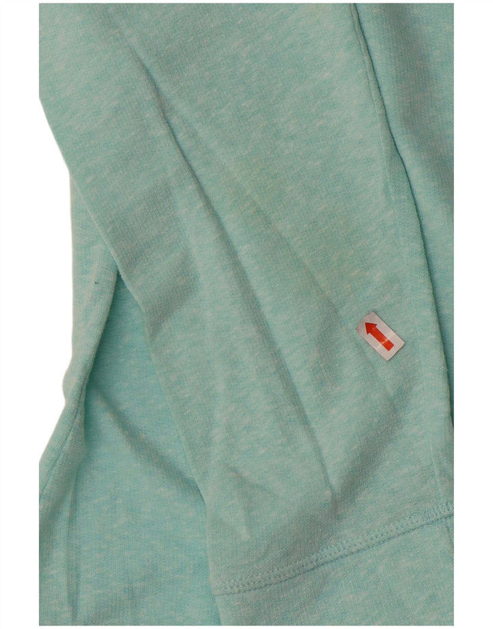 MARKS & SPENCER Dame Sweatshirt Jumper UK 12 Medium Blue Flecked Bomuld