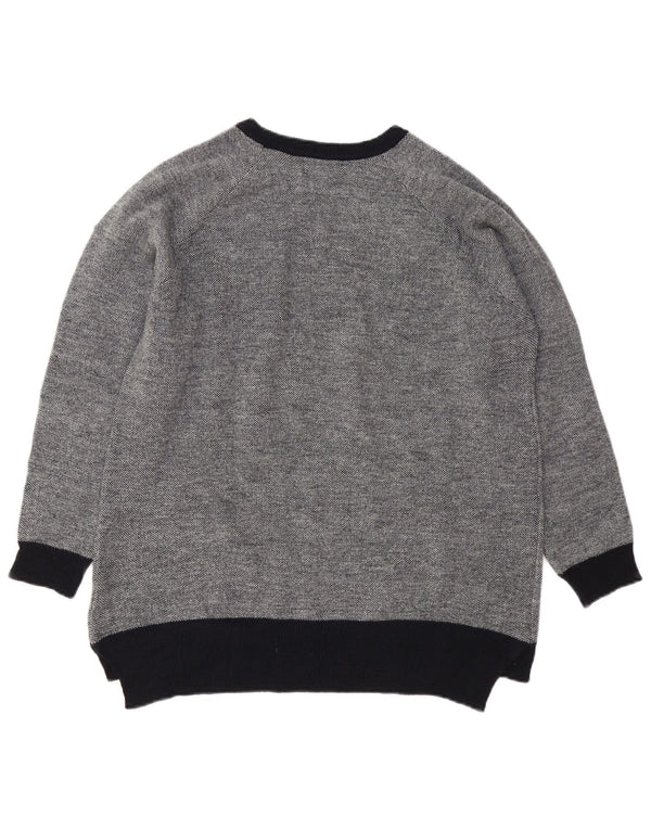 Marina Militare Dame Boat Neck Jumper Sweater UK 14 Medium Grå Akryl