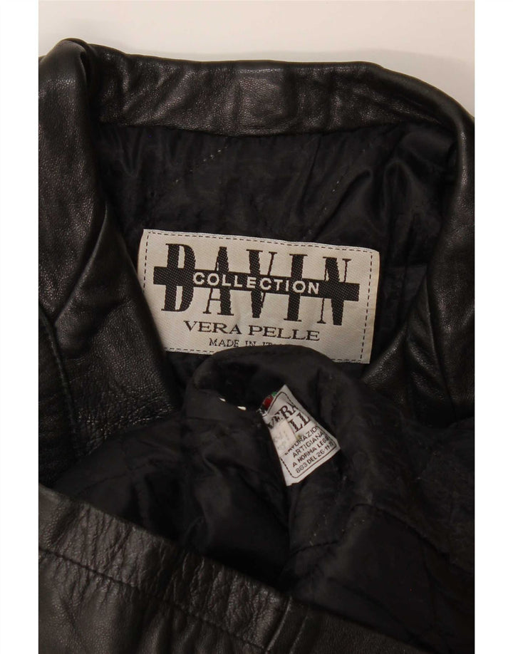 Davin Dame Læderjakke IT 42 Medium Sort