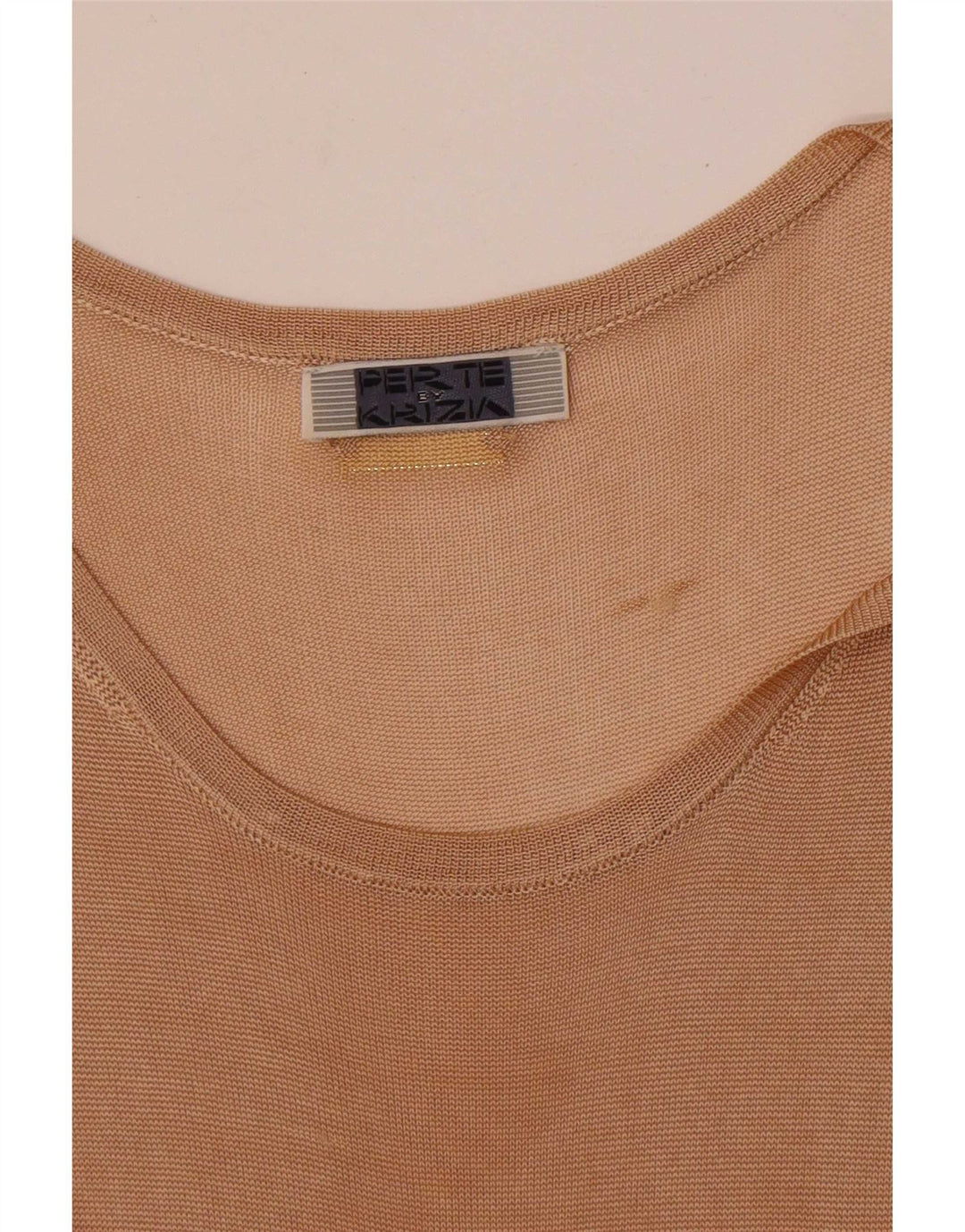 Perte by Krizia Damevest Top UK 14 Medium Beige