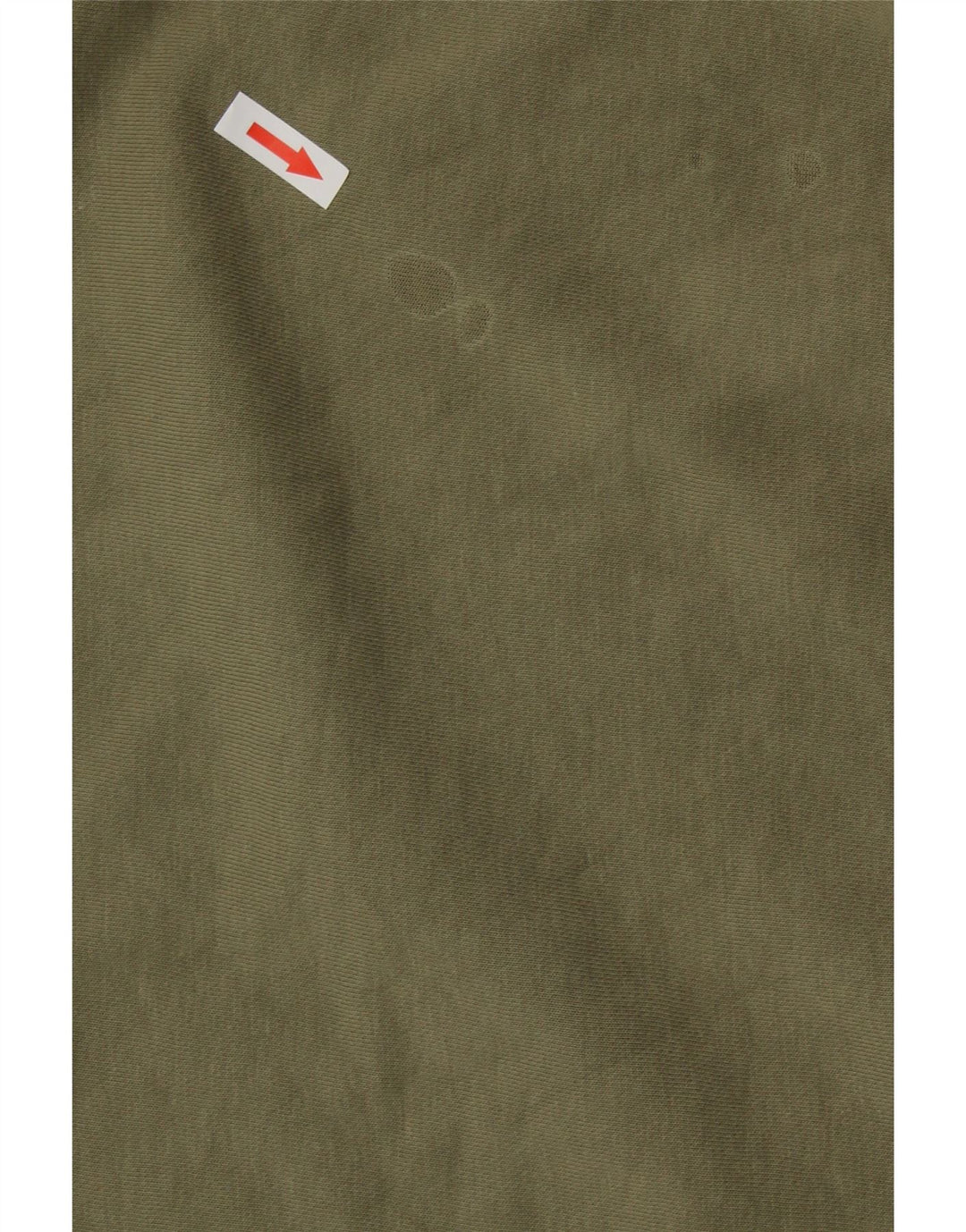 ADIDAS Womens Crop Oversized Sweatshirt Jumper UK 14 Stor Khaki Bomuld