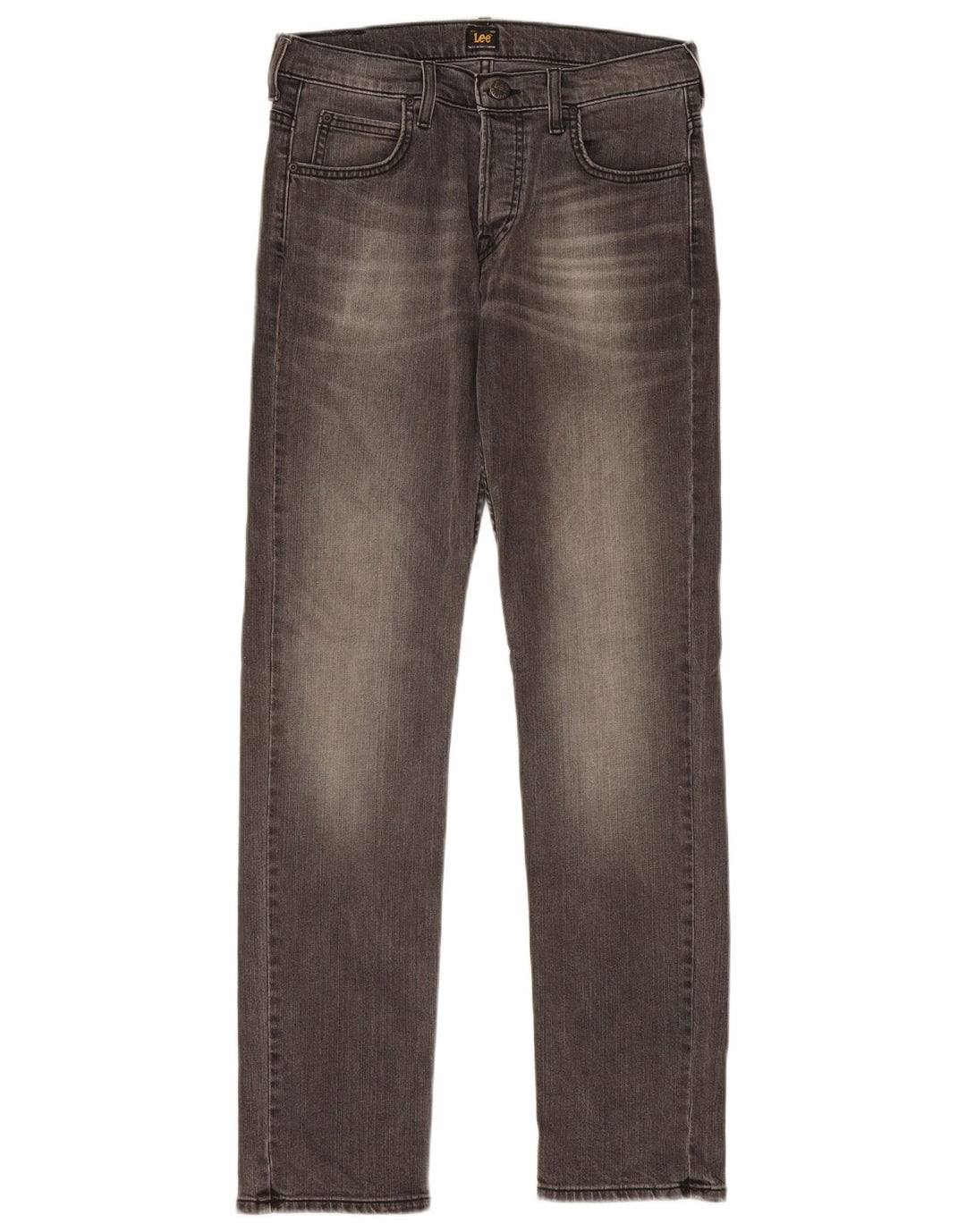 Lee Dame Powell Slim Jeans W30 L32 Grå Bomuld