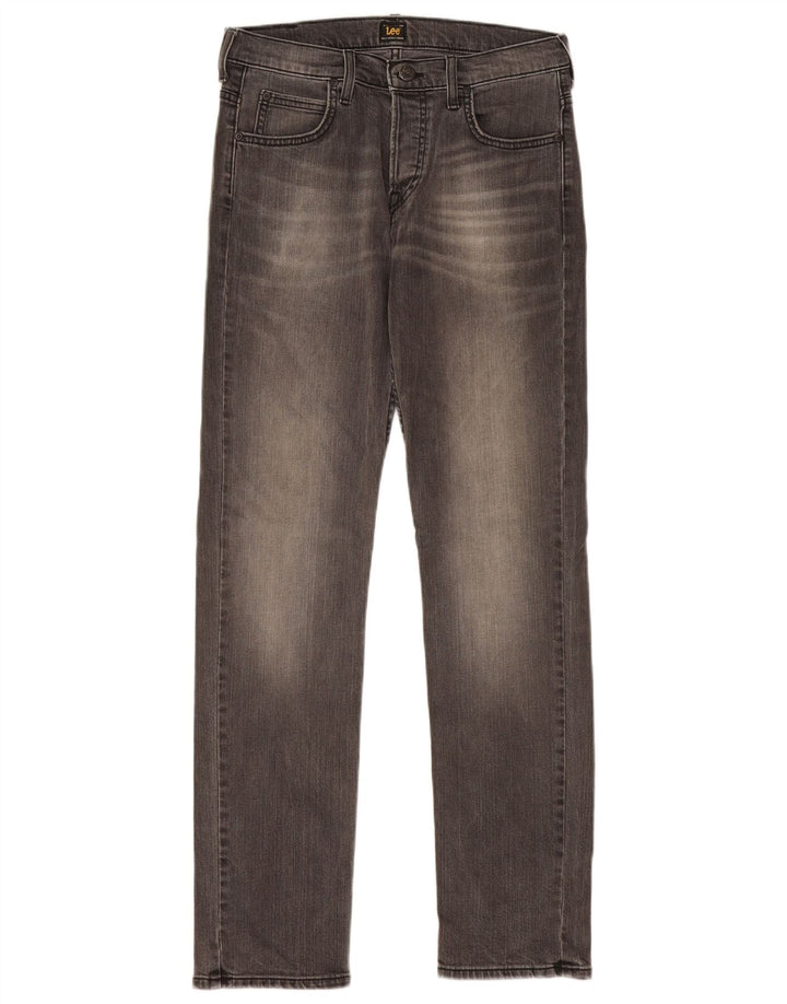 Lee Dame Powell Slim Jeans W30 L32 Grå Bomuld