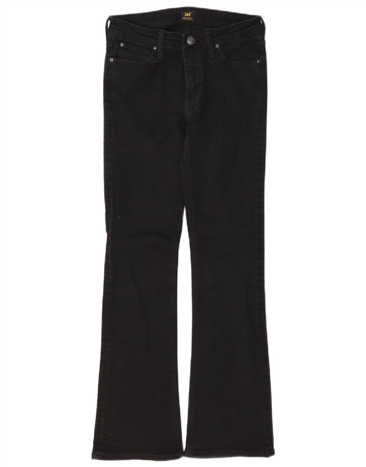 Lee Womens Hoxie Bootcut Jeans W28 L31 Sort bomuld