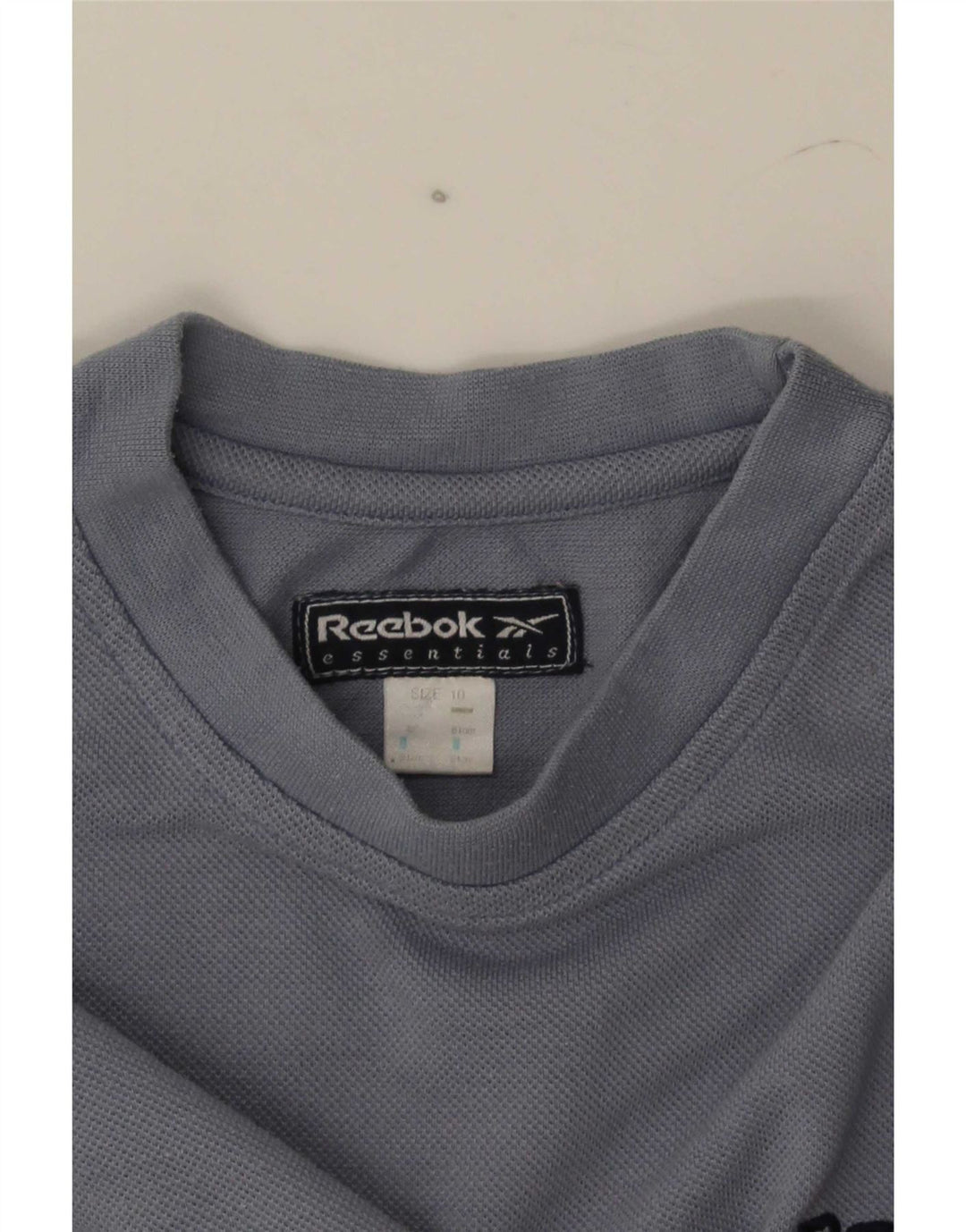 Reebok Womens Crop T-Shirt Top UK 10 Small Grå