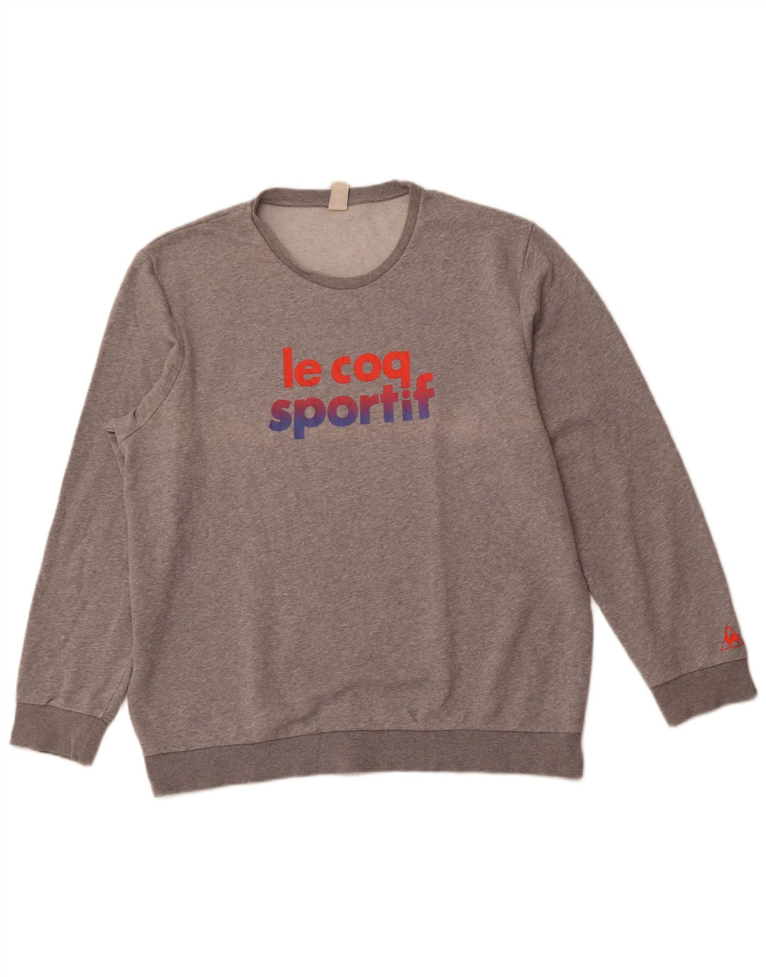 LE COQ SPORTIF Grafisk sweatshirt til mænd 2XL Grå bomuld