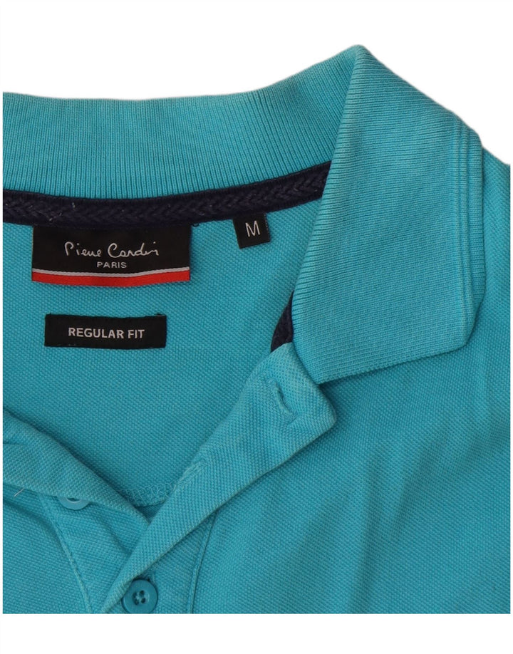 Pierre Cardin Herre Regular Fit Polo Shirt Medium Blue Colourblock Bomuld
