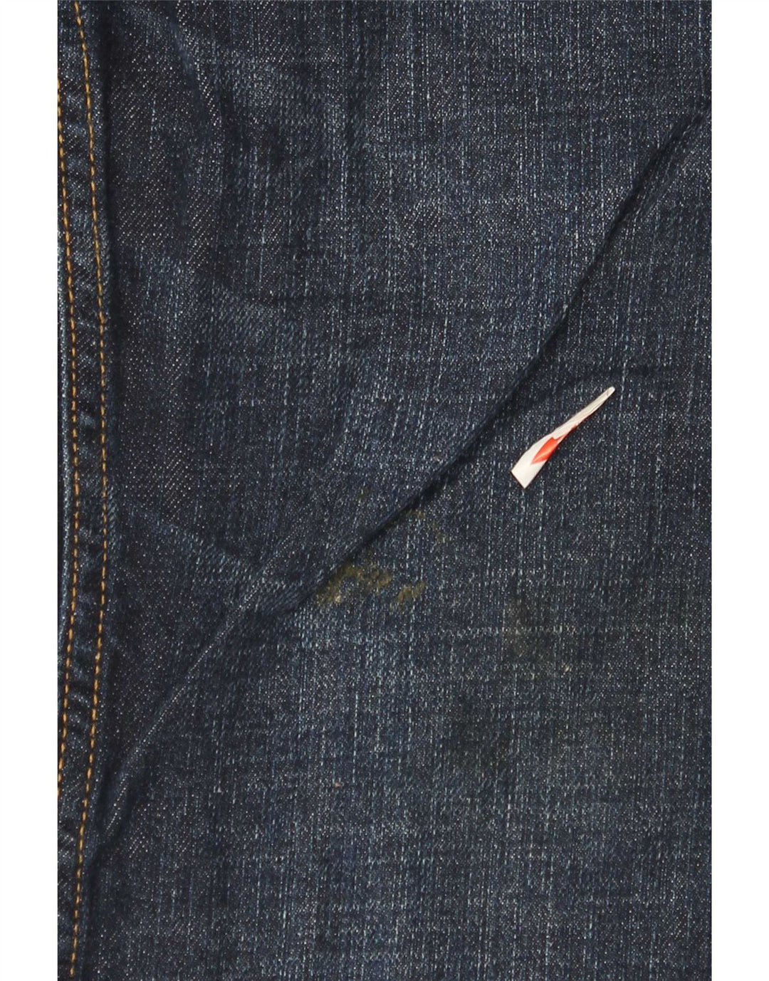 Weird Fish Dame Straight Jeans W36 L28 Marineblå Bomuld