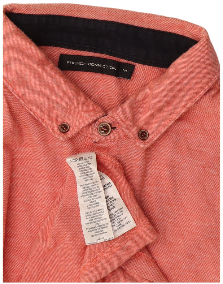 French Connection Herre poloshirt Medium Pink Flecked Bomuld