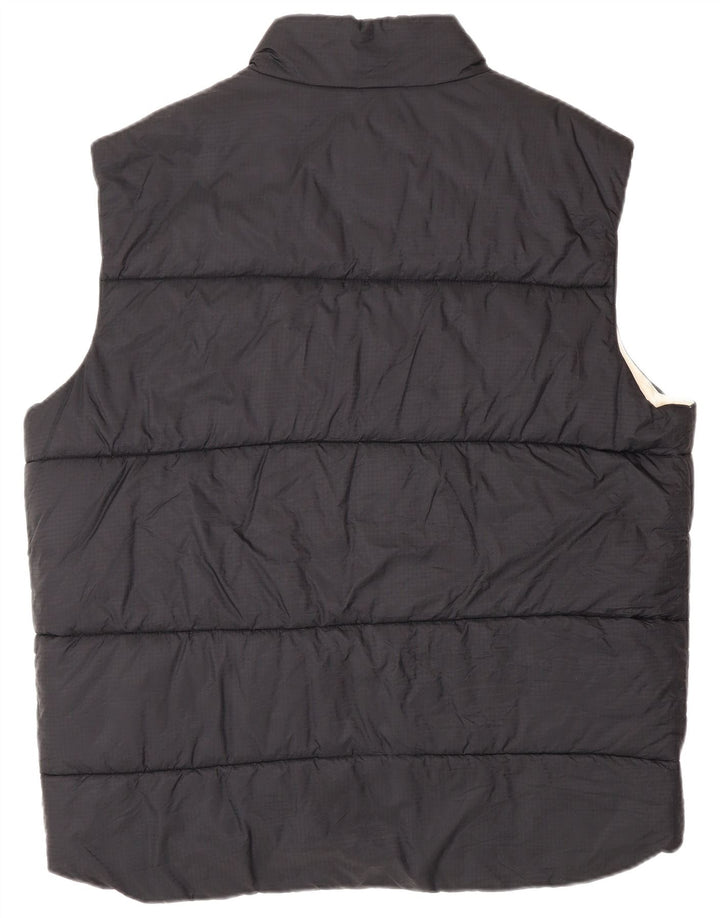 North Sails Herre Vendbar Polstret Gilet UK 42 XL Sort Polyamid