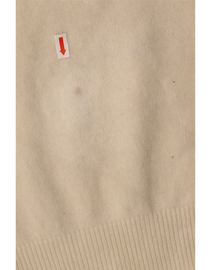 Hackett Herre V-hals sweater Medium Beige Uld