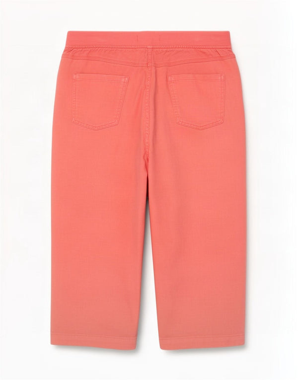 Marks & Spencer Dame Capri Bukser UK 18 XL W38 L20 Pink Linen