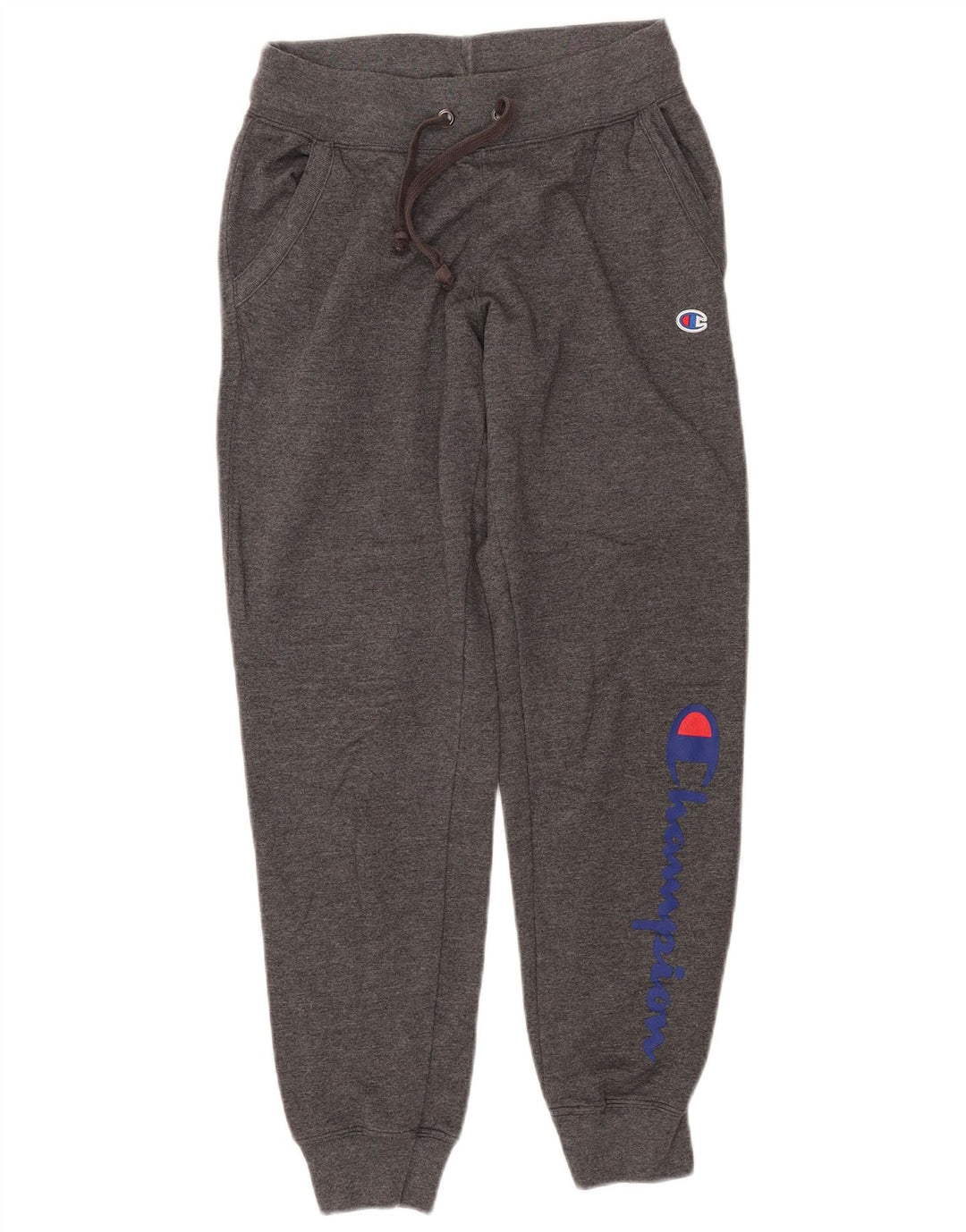 CHAMPION Grafisk træningsdragtbukser til kvinder Joggers UK 10 Small Grey