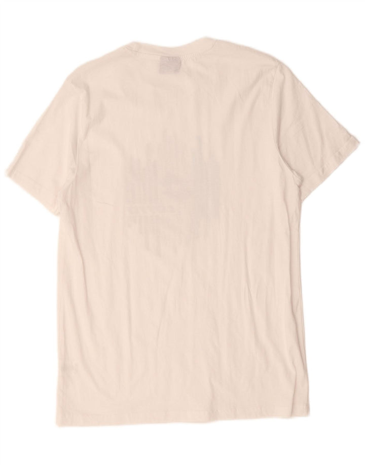 Lotto Herre Grafisk T-Shirt Top Stor Hvid Bomuld