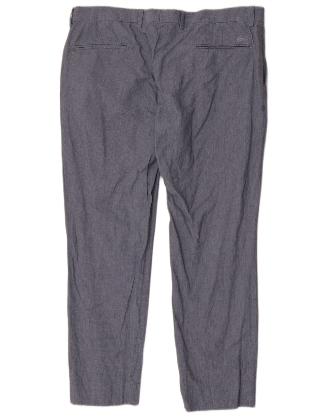 Lacoste Herre Slim Suit Bukser W36 L28 Blå Bomuld