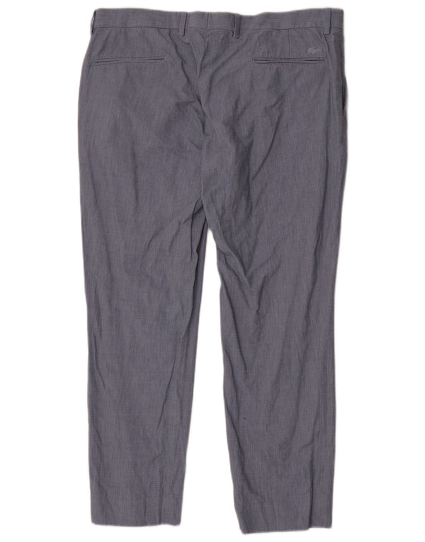 Lacoste Herre Slim Suit Bukser W36 L28 Blå Bomuld