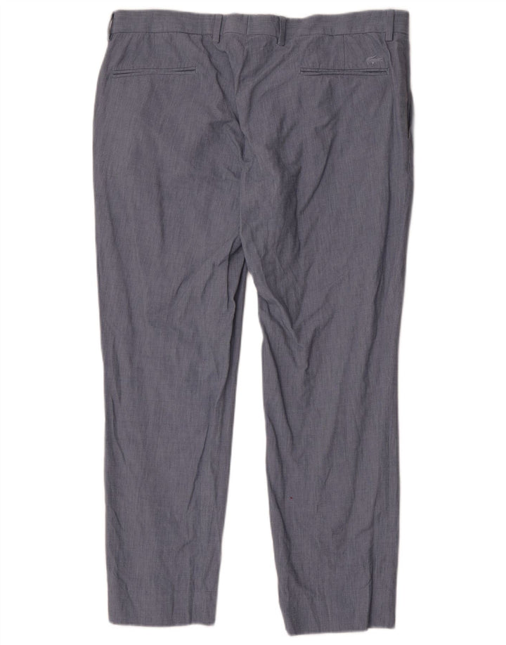 Lacoste Herre Slim Suit Bukser W36 L28 Blå Bomuld