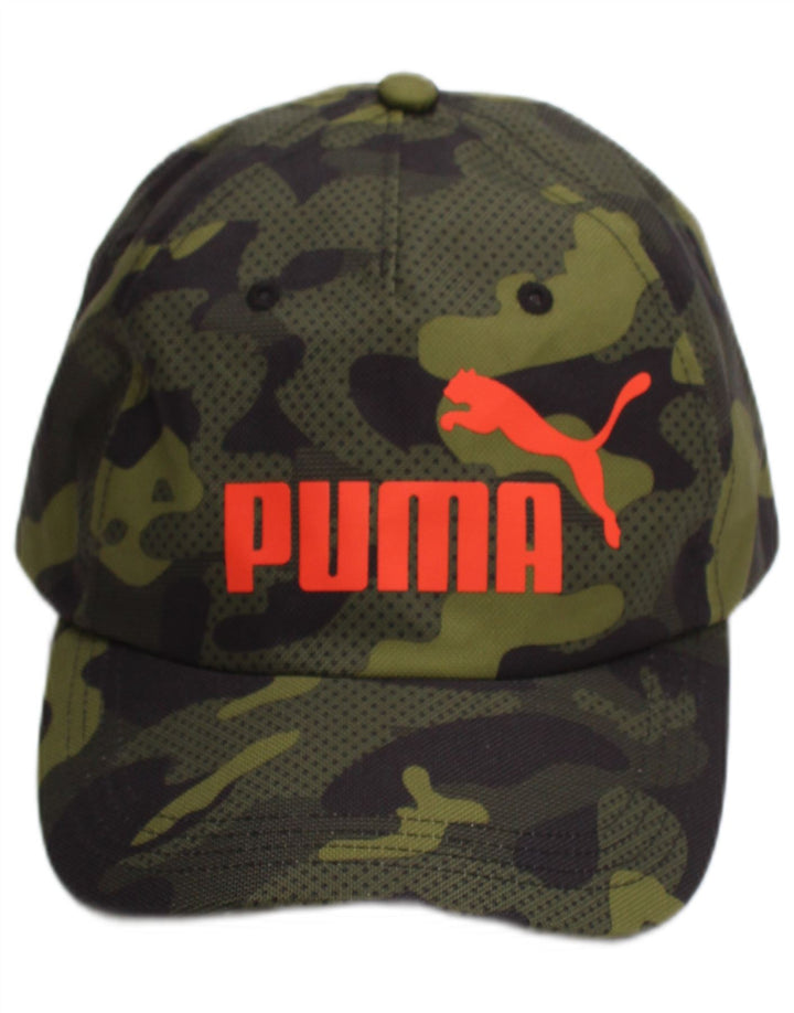 Puma Boys grafisk baseballkasket One Size grøn polyester