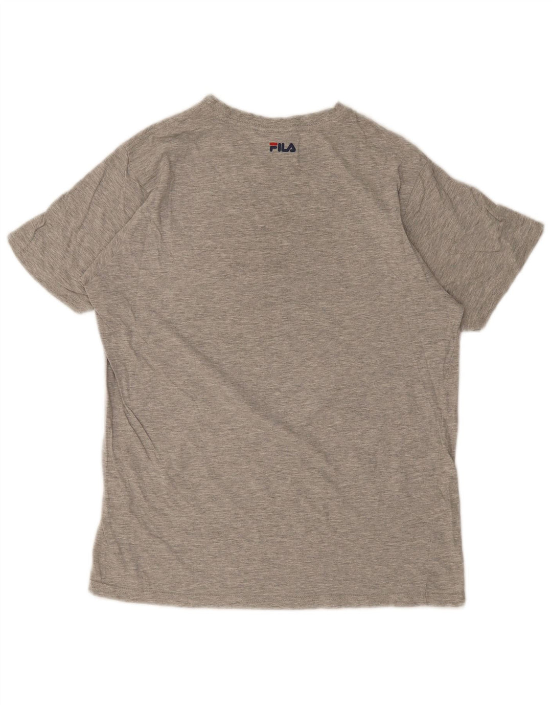 Fila Herre grafisk T-shirt Top Medium Grey Flecked