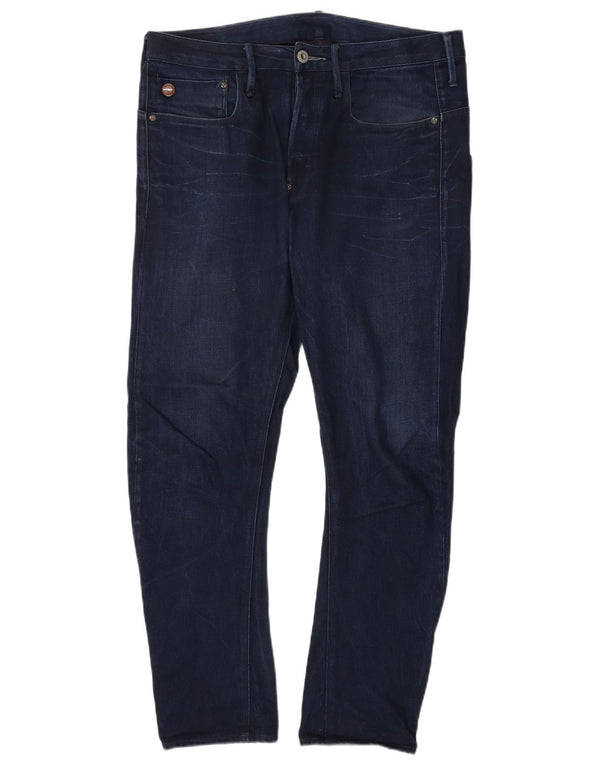 G-Star Herre Banana Slim Jeans W33 L32 Marineblå Bomuld